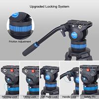 Sirui professioneel Videostatief SH-15 - Lichtgewicht en stabiel - thumbnail