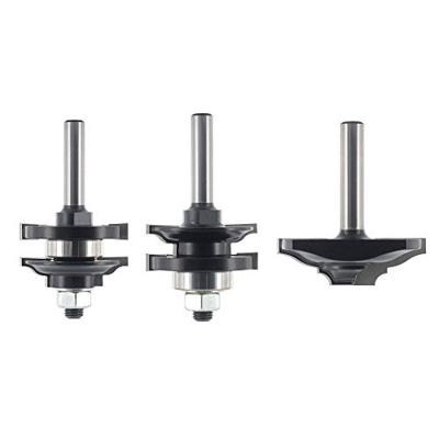ENT Profiel- contraprofiel en platbandfrees, kolf 8mm in houten kist - 7909008 - 7909008