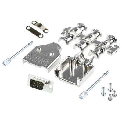 MH Connectors MHDM9-HD15MS-K D-sub female connectorset 180 ° Aantal polen: 15 Soldeerkelk 1 stuk(s)