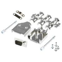 MH Connectors MHDM9-HD15MS-K D-sub female connectorset 180 ° Aantal polen: 15 Soldeerkelk 1 stuk(s) - thumbnail