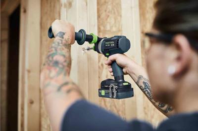 Festool TPC 18/4 I-Basic QUADRIVE Accu klop-/schroefboormachine 18V Basic Body in Systainer - 575604 - thumbnail