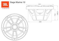 JBL Marine Stage 10 - Marine Audio Subwoofer - 10 Inch - 600Watt - thumbnail
