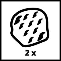 Einhell CC-PO 1110/1/2 E 2093233 Accessoireset polijstkussen/polijstschijf 180 mm - thumbnail