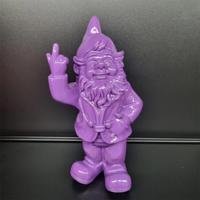 Stoobz Design Stoobz kabouter f*ck you paars 20cm - thumbnail