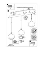 Eglo 3-lichts hanglampCamborne wit - 97213 - thumbnail
