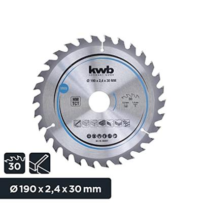 kwb 586957 Hardmetaal-cirkelzaagblad 190 x 30 mm 1 stuk(s)