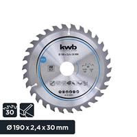 kwb 586957 Hardmetaal-cirkelzaagblad 190 x 30 mm 1 stuk(s) - thumbnail