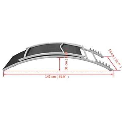 Ligbed staal en textileen zwart Ligbed staal en textileen zwart