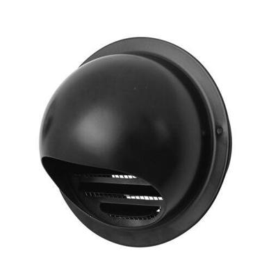 Bolrooster matzwart Ø 125 mm.