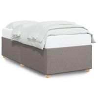 Bedframe zonder matras 80x200 cm stof taupe - thumbnail