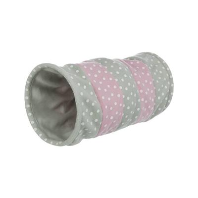 TRIXIE SPEELTUNNEL FLEECE MEERKLEURIG 50X25X25 CM 2 ST