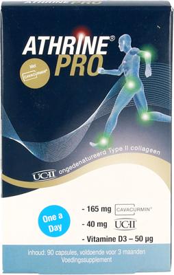 Athrine PRO - UC-II Cavacurmin en Vitamine D3 90 Capsules