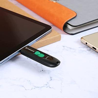 Transcend JetFlash 790C USB-stick 128 GB Zwart TS128GJF790C USB-C 3.2 Gen 1 Transcend JetFlash 790C USB-stick 128 GB Zwart TS128GJF790C USB-C 3.2 Gen 1