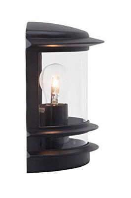 Brilliant Hollywood 47880/06 Buitenlamp (wand) Spaarlamp, LED E27 60 W Zwart