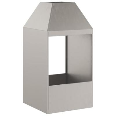 VidaXL Vuurkorf bruin 50 x 50 x 100 cm cortenstaal VidaXL Vuurkorf bruin 50 x 50 x 100 cm cortenstaal