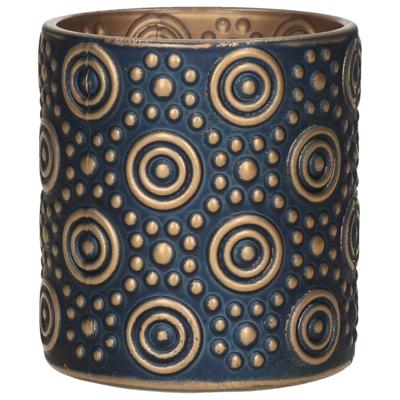 Countryfield theelichthouder hailey s blauw 8 cm | 24 stuks