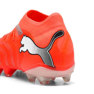 PUMA Future 9 Pro Gras / Kunstgras Voetbalschoenen (MG) Felrood Zilver Zwart