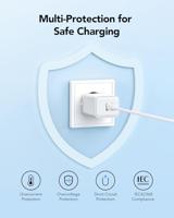 Cudy 20w usb-c charger (wit) - thumbnail