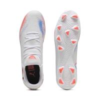 PUMA Future 8 Play Gras / Kunstgras Voetbalschoenen (MG) Wit Felrood Blauw - thumbnail