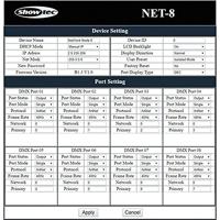 Showtec NET-8/5 8 kanaals Art-Net/Kling-Net node - thumbnail