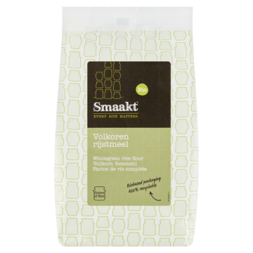 Smaakt Bio Volkoren Rijstmeel 400 g bij Jumbo
