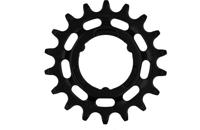 Shimano Kmc tandwiel narrow 18t achter zwart - thumbnail