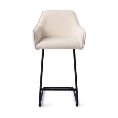 Jesper Home Barkruk 'Hofu' Arch Black, kleur Enoki (zithoogte 65cm)