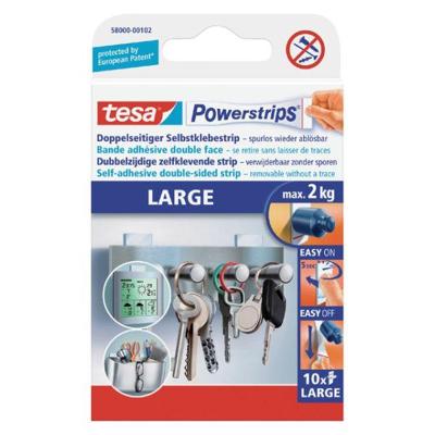 Kleefstrips tesa powerstrips large 2kg | 15 stuks