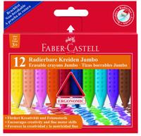 Faber Castell Waskrijt Jumbo Grip - doos 12 stuks - thumbnail