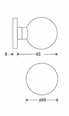 Knopgarn. Kogel 50mm/Vivo MGG