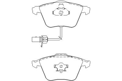 Remblokken set 2376302