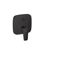 Hansgrohe Talis E ééngreeps badmengkraan afbouwdeel, mat zwart - thumbnail