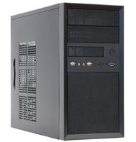 Chieftec CT-01B-OP Mini-tower PC-behuizing Zwart - thumbnail