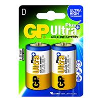 GP Batteries Ultra Plus Pack van 2 Mono D/LR20/1.5V batterijen - thumbnail