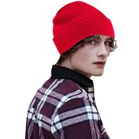 Beechfield CB45R Recycled Original Cuffed Beanie - Classic Red - One Size - thumbnail