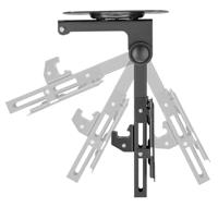 My Wall HL 45-1 L Monitor-plafondbeugel Zwart Kantelbaar, Draaibaar, Plafondhouder - thumbnail