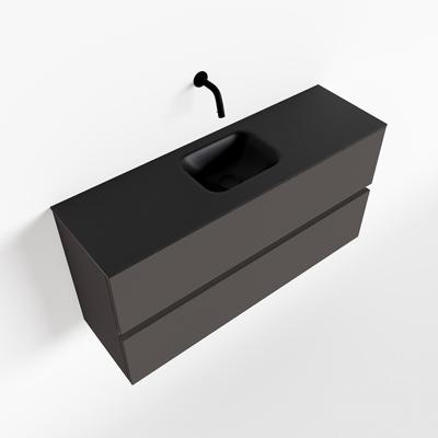 MONDIAZ ADA 100cm toiletmeubel dark grey. LEX wastafel urban midden zonder kraangat MONDIAZ ADA 100cm toiletmeubel dark grey. LEX wastafel urban midden zonder kraangat