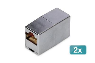 Digitus DN-93901-2 Laagspanningskoppeling ABS, Nikkel, Brons, Goud Grijs, Metallic