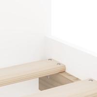 Bedframe met lades wit 90x200 cm - thumbnail