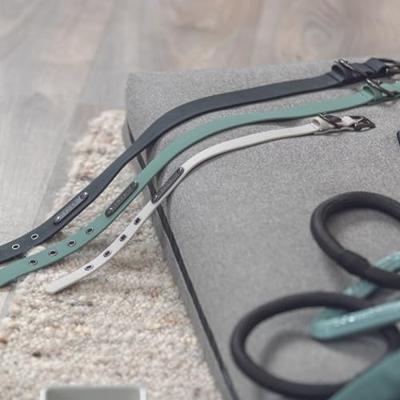 Hondenhalsband Trixie CityStyle Groen S/M 30-37 cm - thumbnail