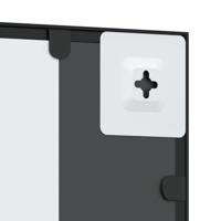 VidaXL Wandspiegel rechthoekig 50x80 cm ijzer zwart - thumbnail