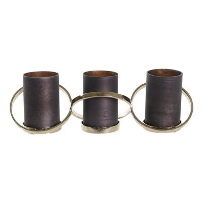 Kaarshouder DKD Home Decor Kristal Aluminium (20 x 7 x 6 cm) (52 x 15 x 16,5 cm) Kaarshouder DKD Home Decor Kristal Aluminium (20 x 7 x 6 cm) (52 x 15 x 16,5 cm)