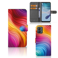 Book Case voor Motorola Moto G53 Regenboog - thumbnail