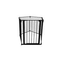 NORDLINGER PRO Vouwscherm met loopdeur - brandbeveiliging voor schoorstenen en kachels - thumbnail