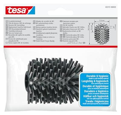 tesa 40372 WC-borstel Geen speciale montage nodig