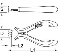 KS Tools 500.7025 5007025 Voorsnijder 110 mm - thumbnail