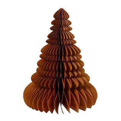 Papieren kerstboom glitter 15 cm mosterd kerstversiering Buitengewoon de Boet - Buitengewoon de boet Papieren kerstboom glitter 15 cm mosterd kerstversiering Buitengewoon de Boet - Buitengewoon de boet