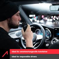 ACE Alcoholtester Zwart 0.00 tot 5.00 ‰ - thumbnail