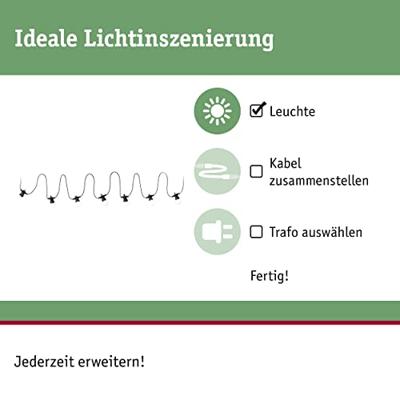Paulmann 94165 Verlichtingssysteem Plug&Shine LED-lichtketting LED 1.4 W Warmwit Wit, Zwart Paulmann 94165 Verlichtingssysteem Plug&Shine LED-lichtketting LED 1.4 W Warmwit Wit, Zwart