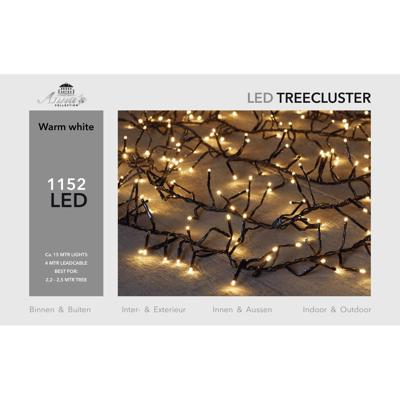 2,2-2,5m treecluster 15m/1152led warm wit Anna's collection - Annas collection